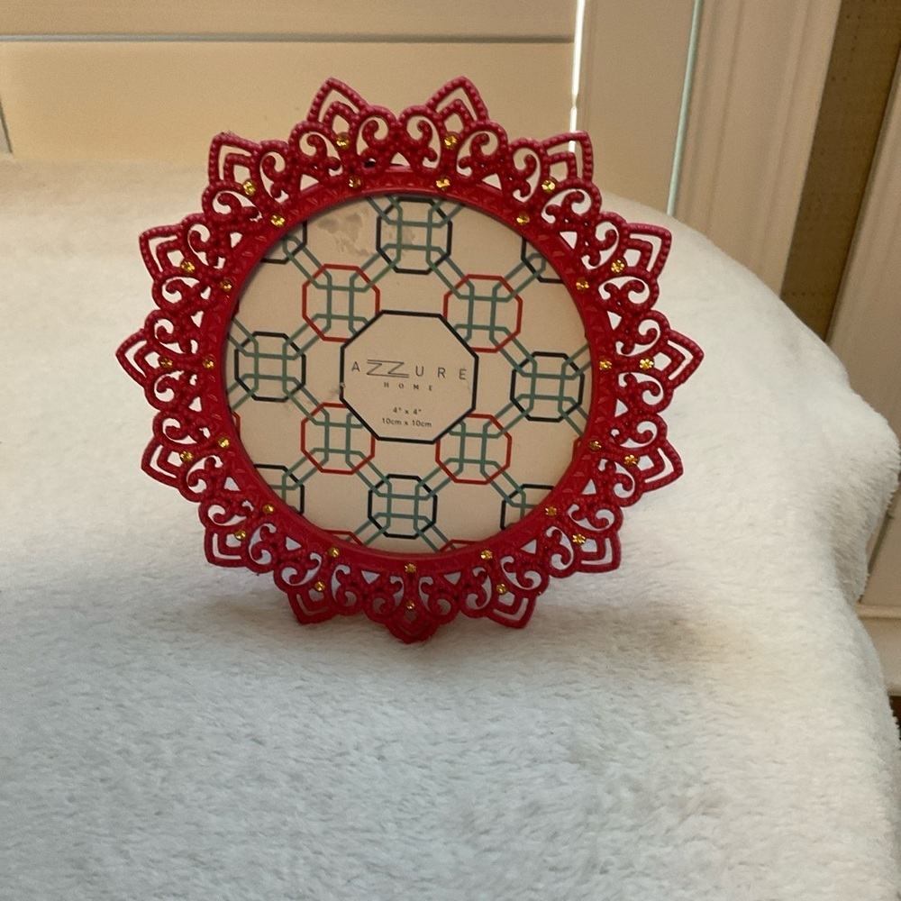 Azzure Red Ornate Picture Frame